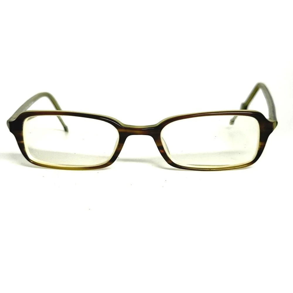 Bevel‎ 3511 Coltrane Eyeglasses Green Tortoise Rectangle Frames 48-19-145 Japan